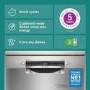 Bosch Series 6 Freestanding Dishwasher - Smart Wi-Fi, B-Rated, Brushed steel anti-fingerprint
