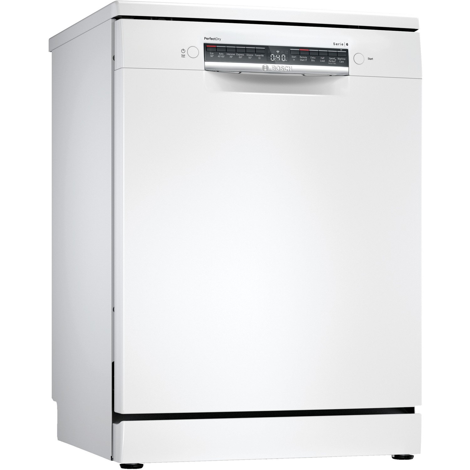 Bosch SMS6ZCW00G Serie 6 Freestanding Dishwasher - White