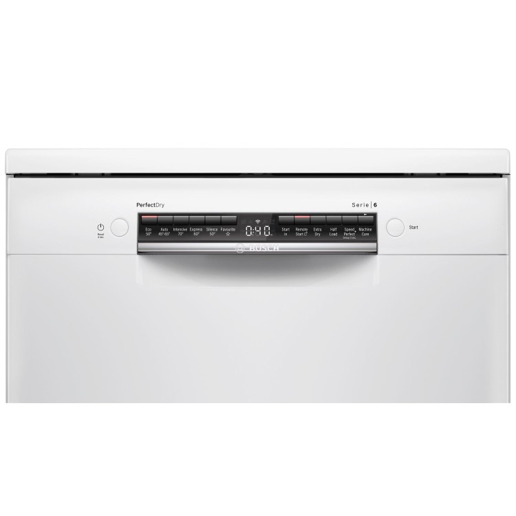 Refurbished Bosch Serie 6 SMS6ZCW00G 14 Place Freestanding Dishwasher White