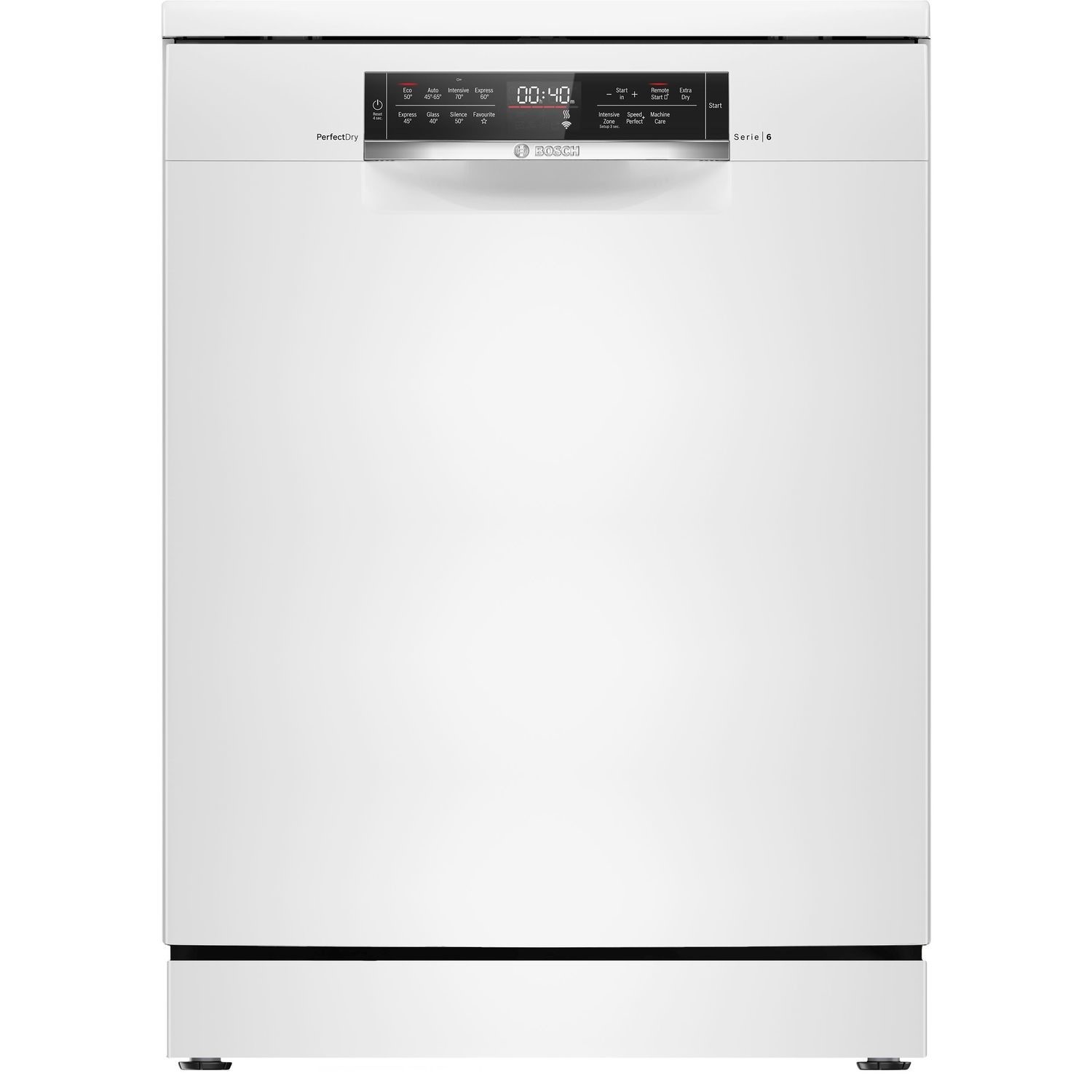 Bosch SMS6ZDW48G Serie 6 Freestanding Dishwasher - White
