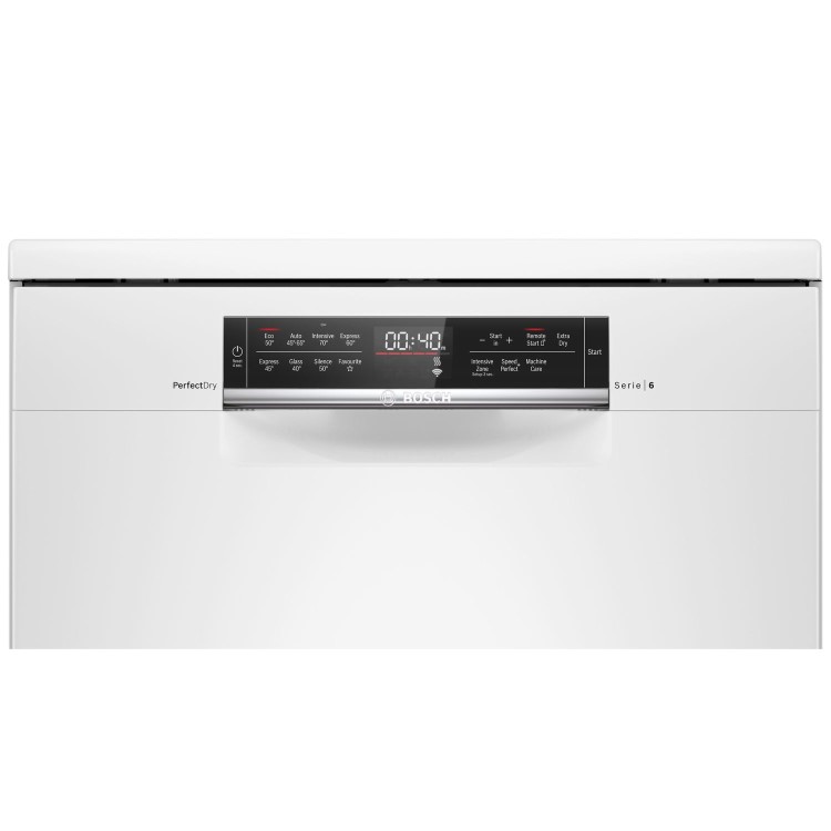 Bosch Series 6 13 Place Settings Freestanding Dishwasher - White