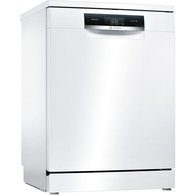 Bosch Serie 8 Home Connect SMS88TW06G 13 Place Freestanding SMART Dishwasher - White