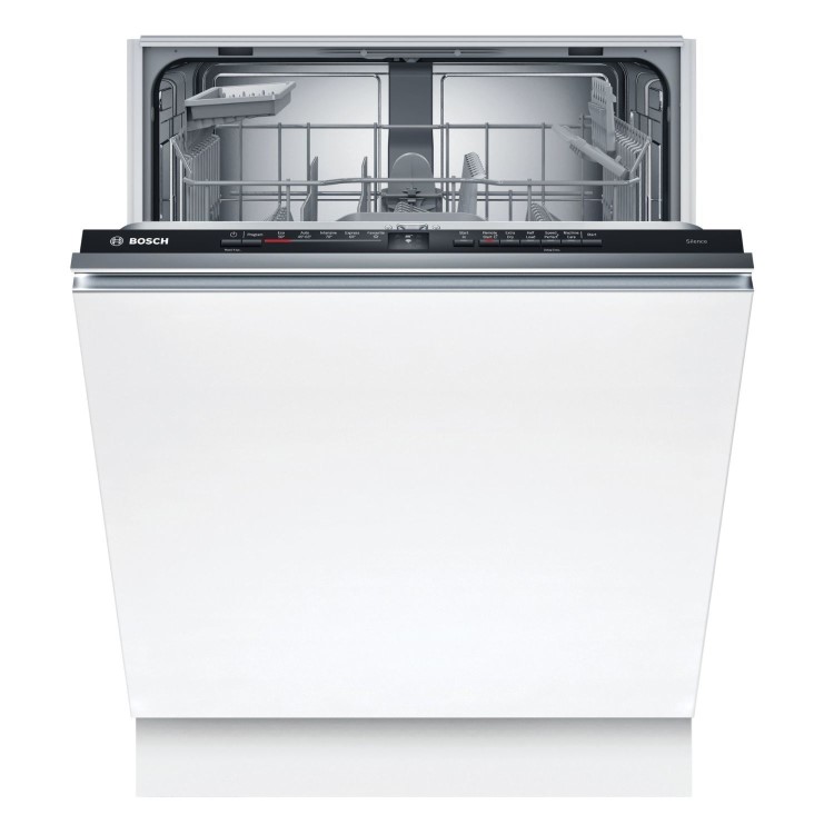 Bosch Series 2 Integrated Dishwasher - Smart Wi-Fi D-Rated Black control panel