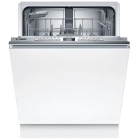 Bosch Series 4 Integrated Dishwasher - Smart Wi-Fi, C-Rated, Silver control panel