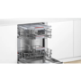 Bosch Series 4 Integrated Dishwasher - Smart Wi-Fi, C-Rated, Silver control panel
