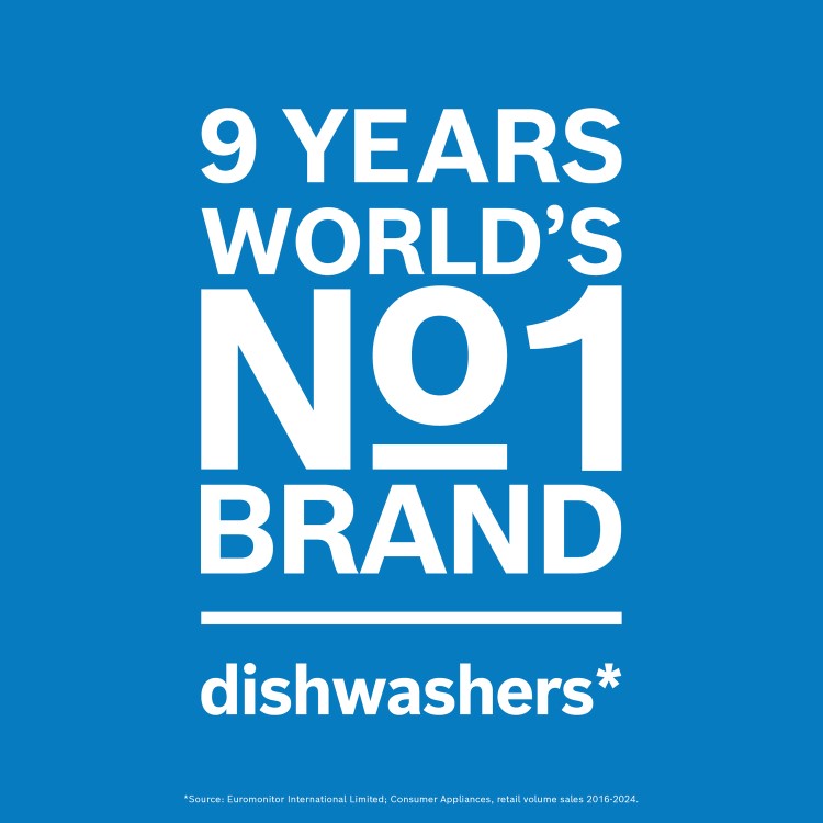 Bosch Series 4 SMV4HVX00G Integrated Dishwasher - Smart Wi-Fi D-Rated Silver control panel