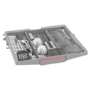 Bosch Series 4 SMV4HVX00G Integrated Dishwasher - Smart Wi-Fi D-Rated Silver control panel
