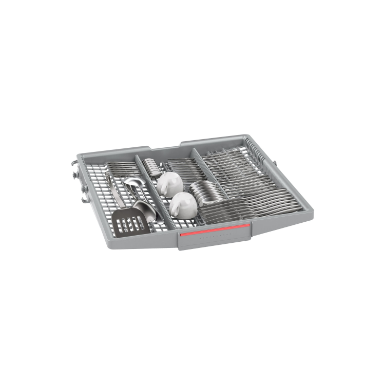 Bosch Series 4 SMV4HVX00G Integrated Dishwasher - Smart Wi-Fi D-Rated Silver control panel
