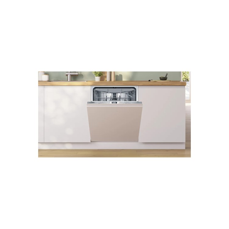 Bosch Series 6 Integrated Dishwasher - Smart Wi-Fi, B-Rated, Silver control panel