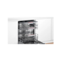 Bosch Series 6 Integrated Dishwasher - Smart Wi-Fi, B-Rated, Silver control panel