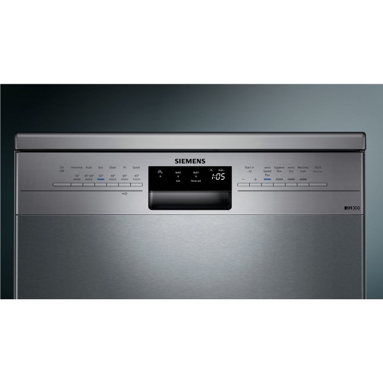 Siemens iQ300 SN236I01MG 14 Place Freestanding Dishwasher - Silver