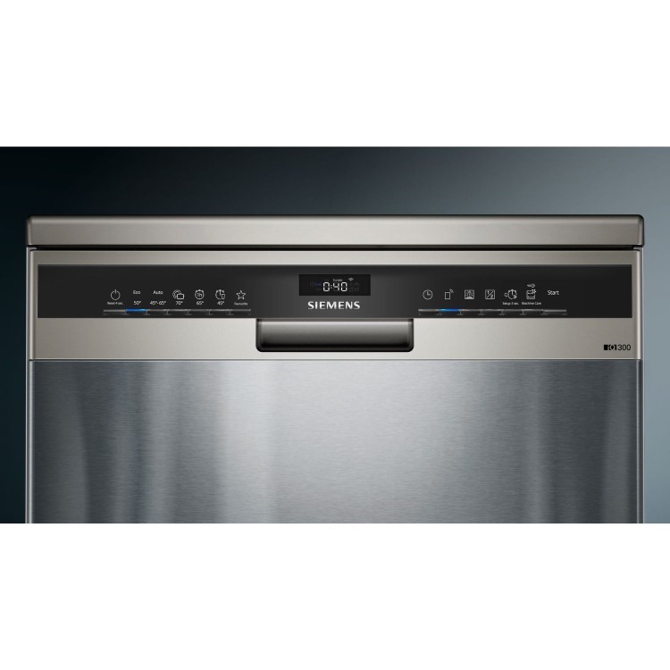 Siemens iQ300 Freestanding Dishwasher - Smart Wi-Fi, B-Rated, Stainless Steel