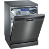 Siemens SN258B00ME Super Efficient 14 Place Full Size Dishwasher With varioDrawer - Black Steel