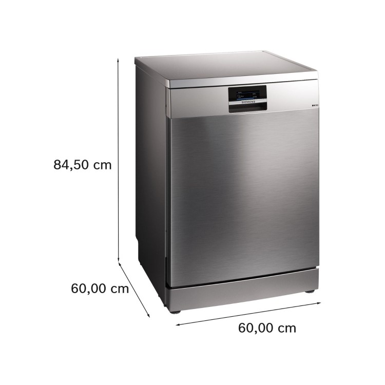 Refurbished Siemens iQ700 SN27TI00CE 14 Place Freestanding Dishwasher Stainless Steel
