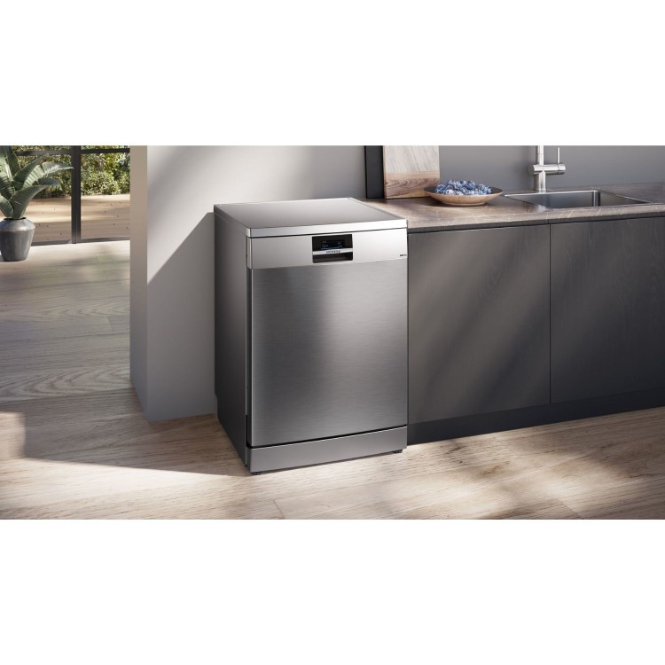 Siemens iQ700 Freestanding Dishwasher - A-rated Smart Steel