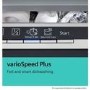 Siemens iQ300 Integrated Dishwasher - Smart, C-rated, Silver control panel