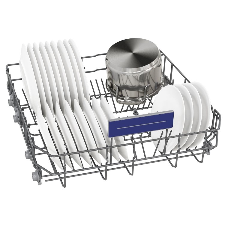 Siemens iQ300 Integrated Dishwasher - Smart, C-rated, Silver control panel