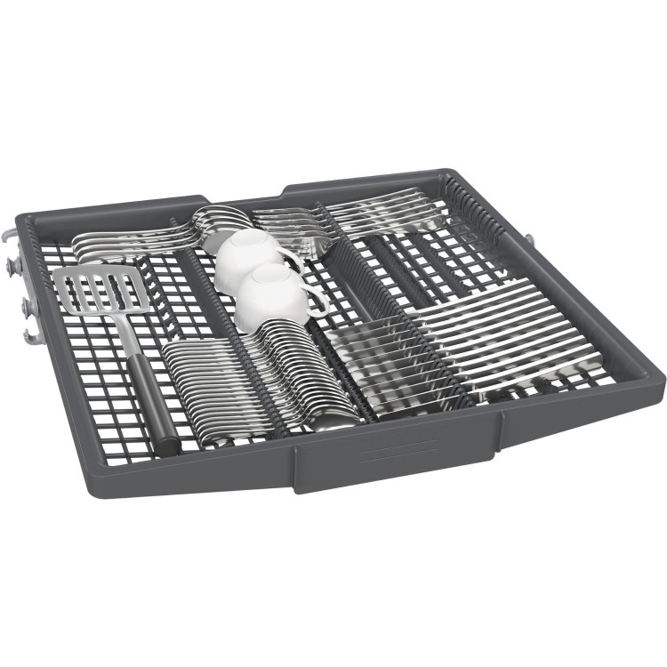 Siemens iQ300 Integrated Dishwasher - Smart, C-rated, Silver control panel