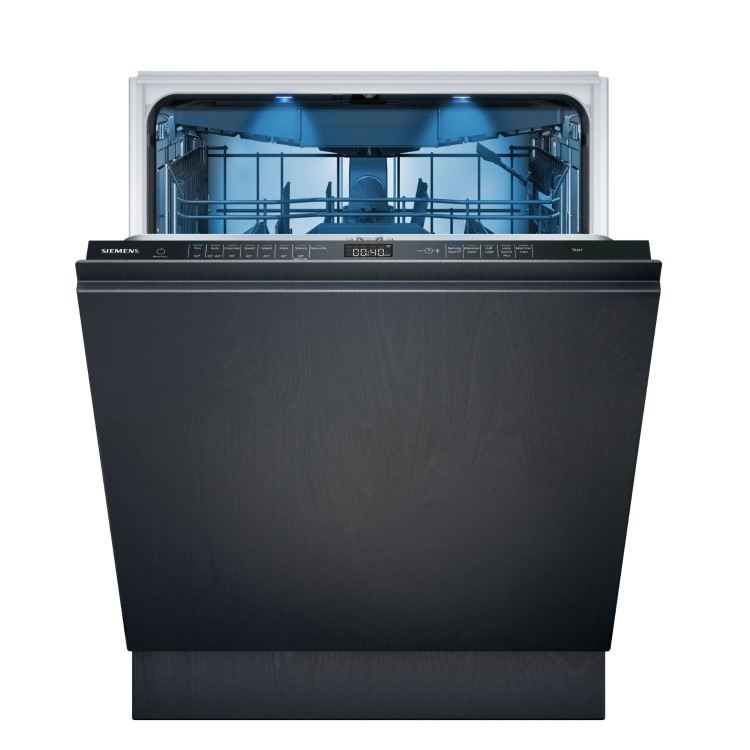 Siemens iQ500 Integrated Dishwasher - Smart Wi-Fi, B-Rated, Black control panel