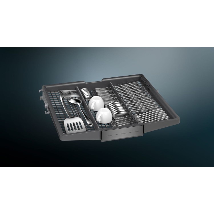 Siemens iQ500 Integrated Dishwasher - Smart Wi-Fi, B-Rated, Black control panel
