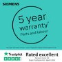 Siemens iQ500 Integrated Dishwasher - Smart Wi-Fi, A-Rated, Black control panel
