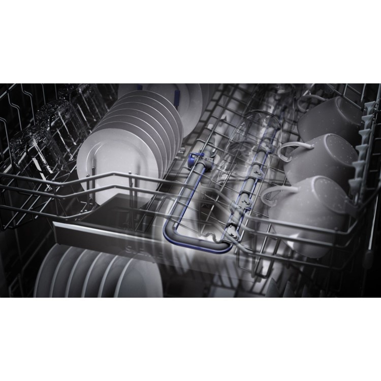 Siemens iQ500 Integrated Dishwasher - Smart Wi-Fi, A-Rated, Black control panel