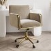 Mink Velvet Tub Office Chair - Sonny