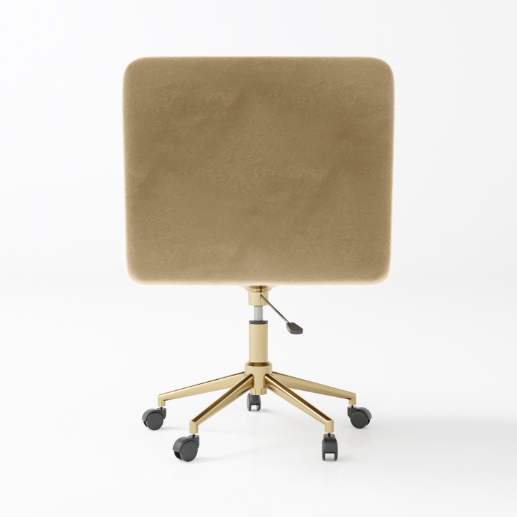 Mink Velvet Tub Office Chair - Sonny