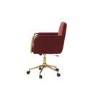 Mulberry Velvet Office Chair - Sonny