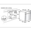 NordMende SO106IX  65L Single Fan Oven - Stainless Steel &amp; Black Glass