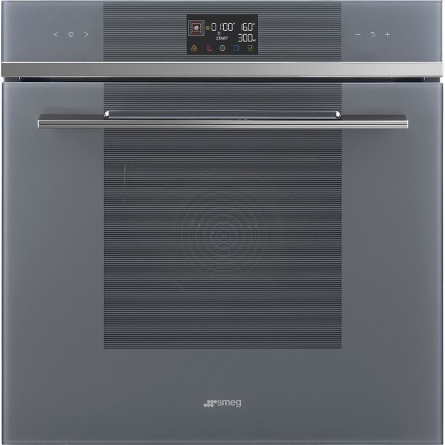 Smeg Linea Speedwave Built In Combination Microwave Oven - Silver