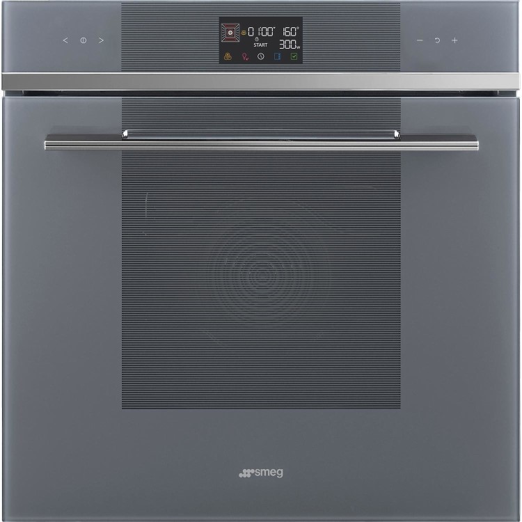 Smeg Linea Speedwave Built In Combination Microwave Oven - Silver