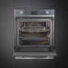 Smeg Linea Speedwave Built In Combination Microwave Oven - Silver