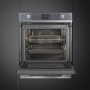 Smeg Linea Speedwave Built In Combination Microwave Oven - Silver