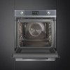 Smeg Linea Speedwave Built In Combination Microwave Oven - Silver