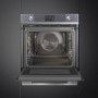 Smeg Linea Speedwave Built In Combination Microwave Oven - Silver
