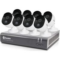 Swann CCTV System - 8 Channel 1080p HD with 8 x 1080p Thermal Sensing Cameras & 1TB HDD