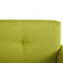 Colby Modern 2 Seater Sofa - Lime Green Fabric