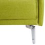 Colby Modern 2 Seater Sofa - Lime Green Fabric