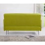 Colby Modern 2 Seater Sofa - Lime Green Fabric