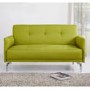 Colby Modern 2 Seater Sofa - Lime Green Fabric