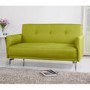 Colby Modern 2 Seater Sofa - Lime Green Fabric