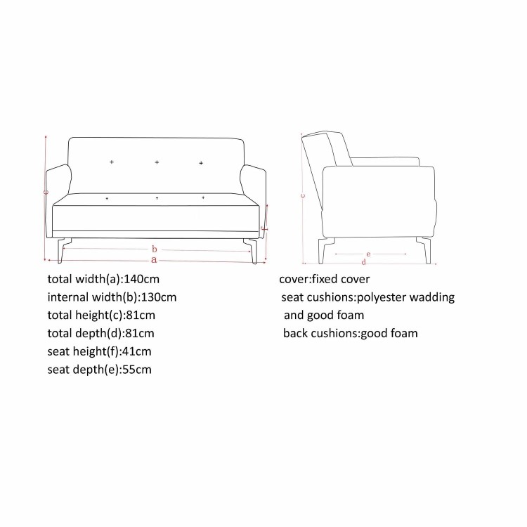 Colby Modern 2 Seater Sofa - Lime Green Fabric