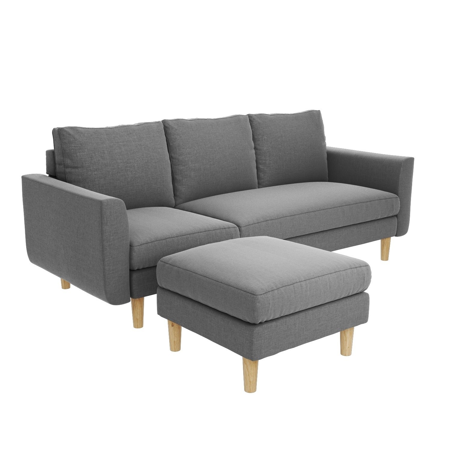 L shape sofa discount light grey