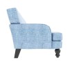Light Blue Double Sofa Bed- 3 Seater - Amelia