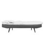 Barker Grey Faux Leather 3 Seater Sofa Bed - Sleeps 2