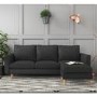 Brooke Dark Grey 3 Seater Corner Sofa - Right/Left Hand Chaise