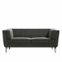 Hepburn Grey Velvet 2 Seater Sofa