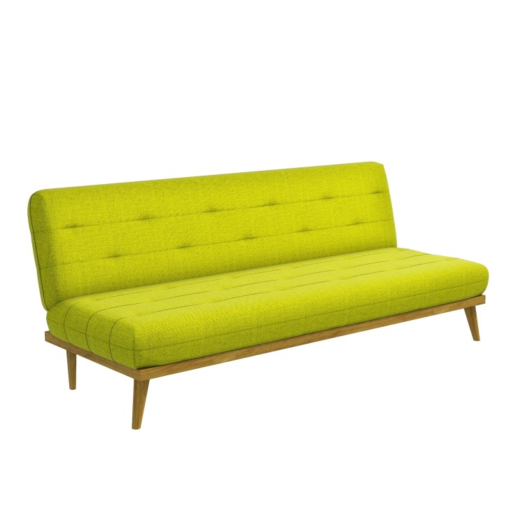 Nova Lime Green Multifunctional Sofa Bed with Click-Clack Mechanism