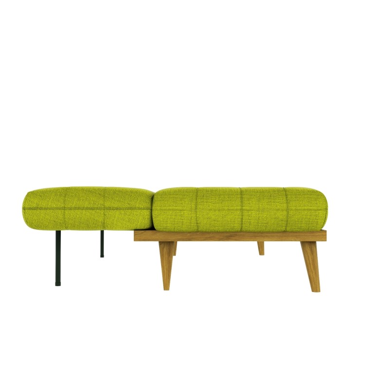Nova Lime Green Multifunctional Sofa Bed with Click-Clack Mechanism